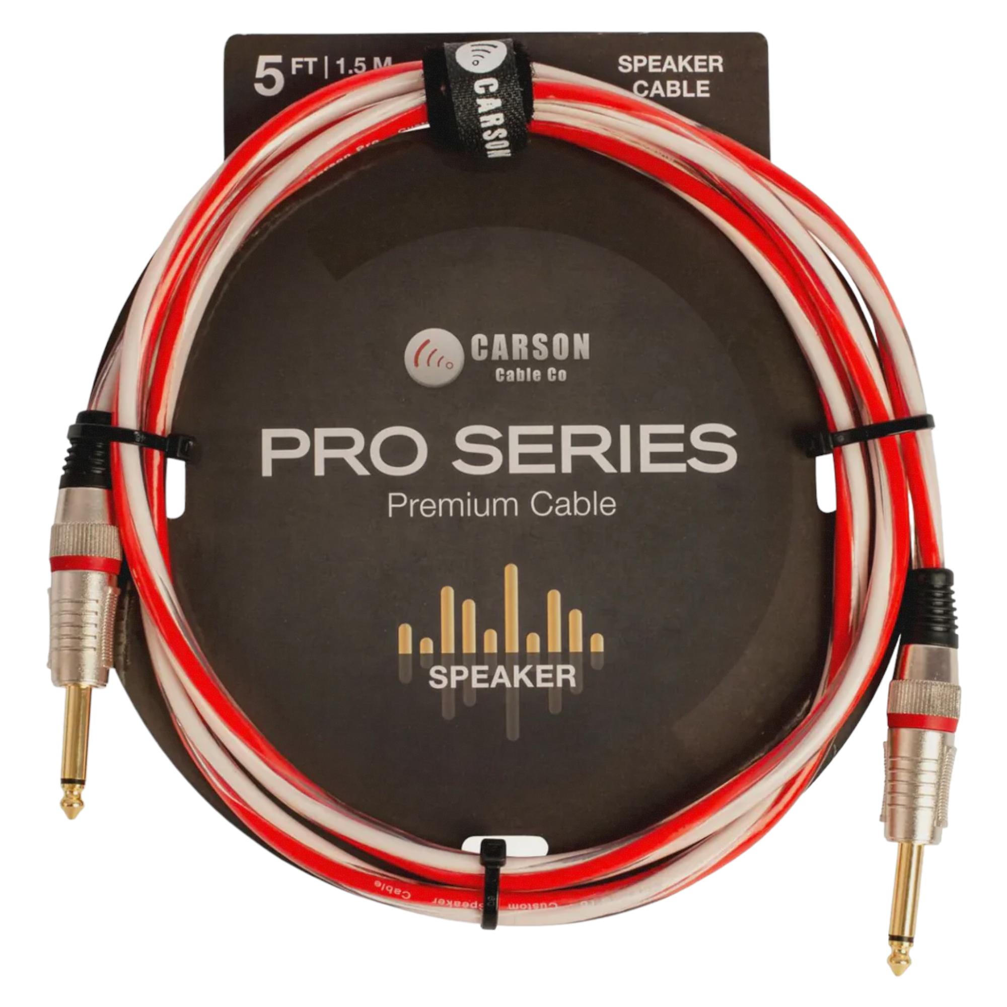 Carson Pro Series 5ft Premium Speaker Cable