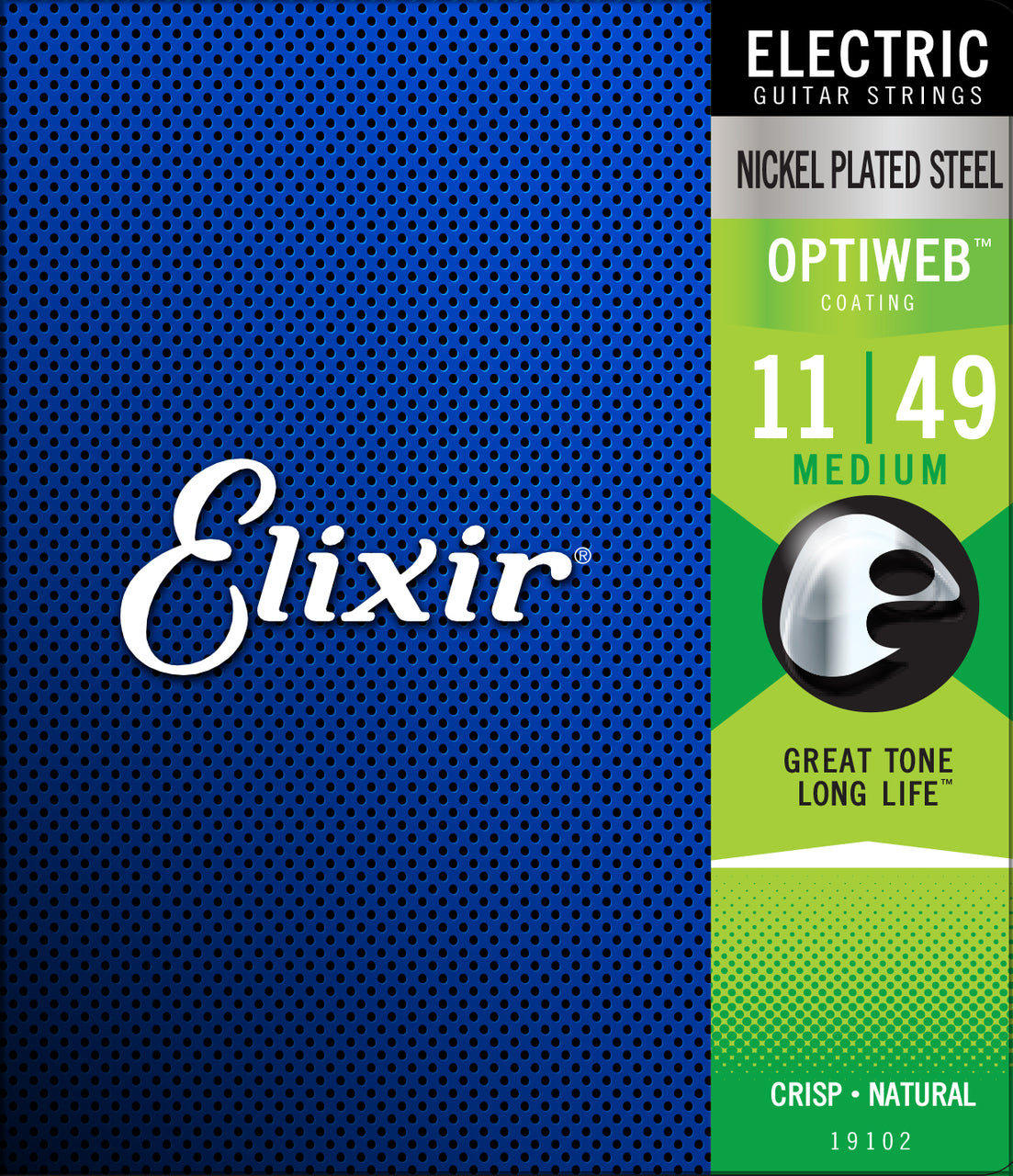 Elixir Optiweb Medium Electric Guitar Strings (11/49)