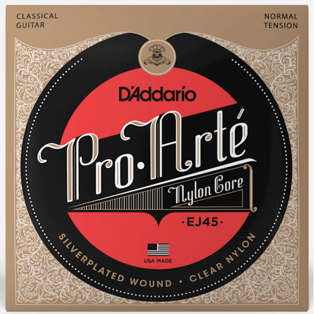D'Addario EJ45 Pro-Arte Nylon Classical Guitar Strings (Normal Tension)