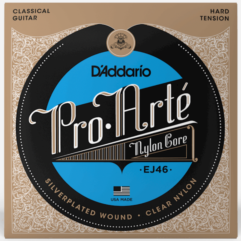 D'Addario EJ46 Pro-Arte Nylon Classical Guitar Strings (Hard Tension)