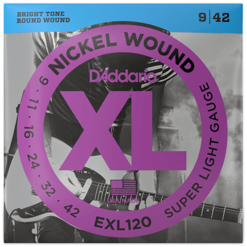 D'Addario EXL120 Super Light Electric Guitar Strings (9/42)