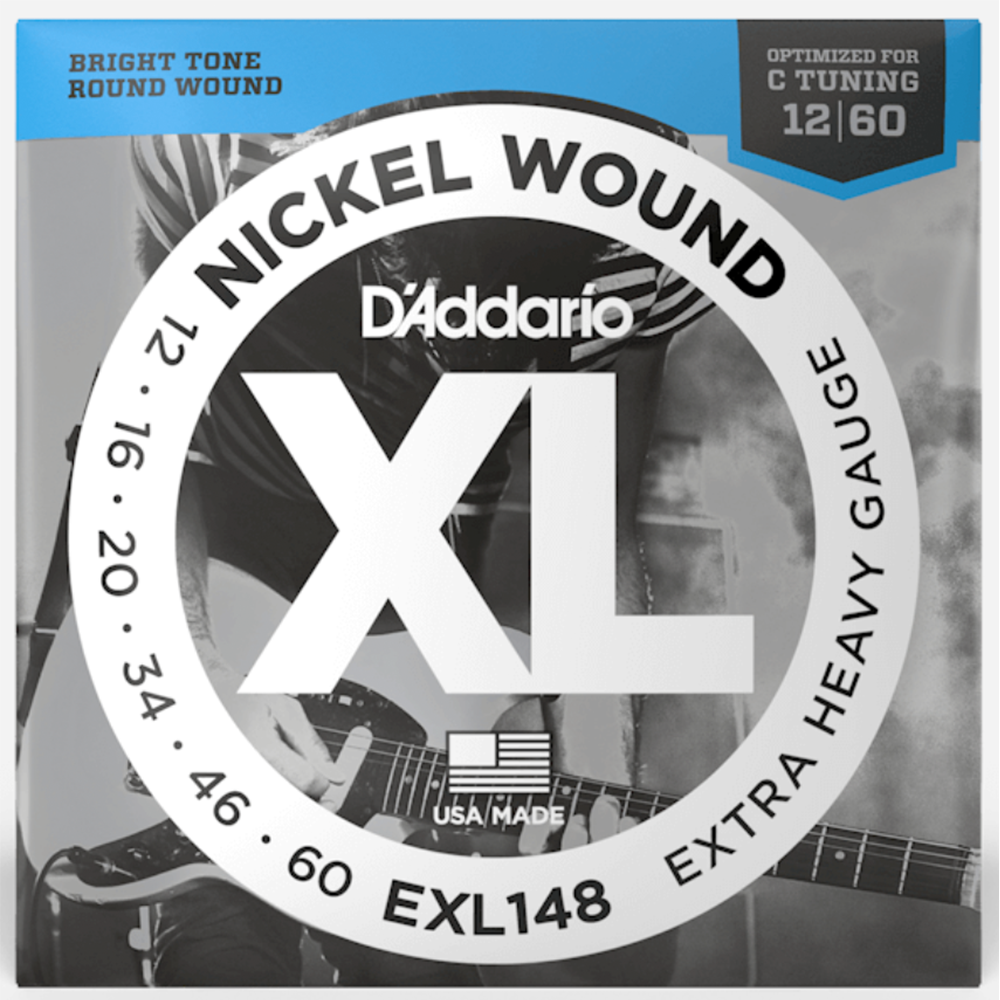 D'Addario EXL148 Extra Heavy Electric Guitar Strings (12/60)