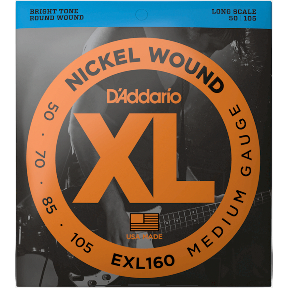 D'Addario EXL160 Medium Bass Guitar Strings (50/105)
