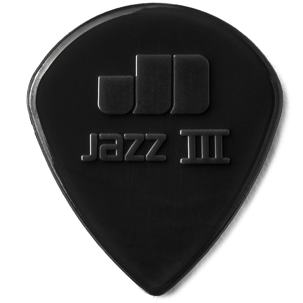 Jim Dunlop Nylon Jazz III Stiffo Guitar Picks (6-Pack)