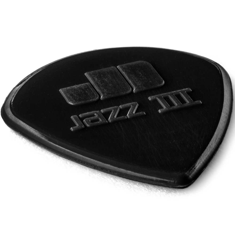 Jim Dunlop Nylon Jazz III Stiffo Guitar Picks (6-Pack)
