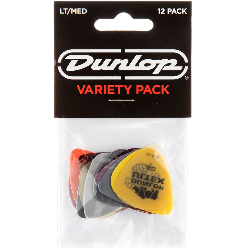Jim Dunlop Light/Medium Variety Pack Guitar Picks (12-Pack)