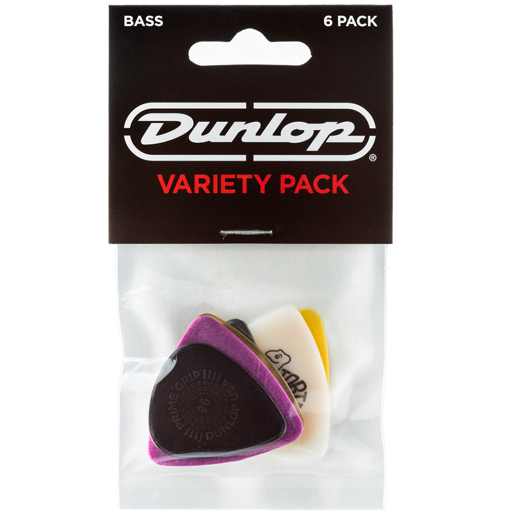 Jim Dunlop Bass Variety Pack Guitar Picks (6-Pack)