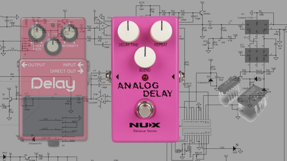 Nux Reissue Series Analog Delay Pedal