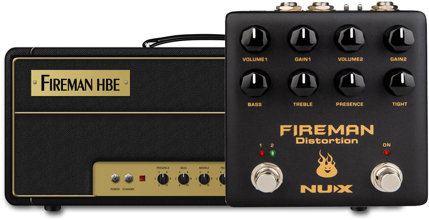 NUX Verdugo Series Fireman Dual Channel Distortion Pedal