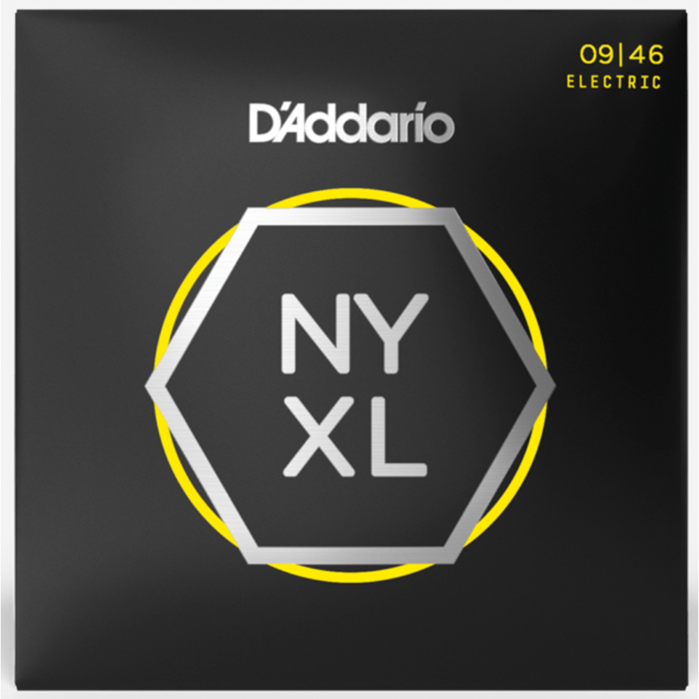 D'Addario NYXL Super Light Top/Regular Bottom Electric Guitar Strings (9/46)