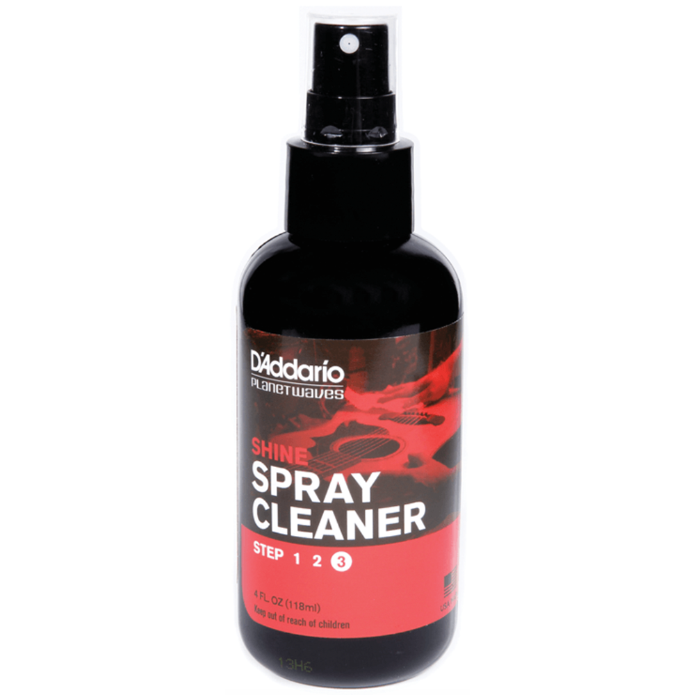 D'Addario Shine Spray Cleaner Guitar Polish