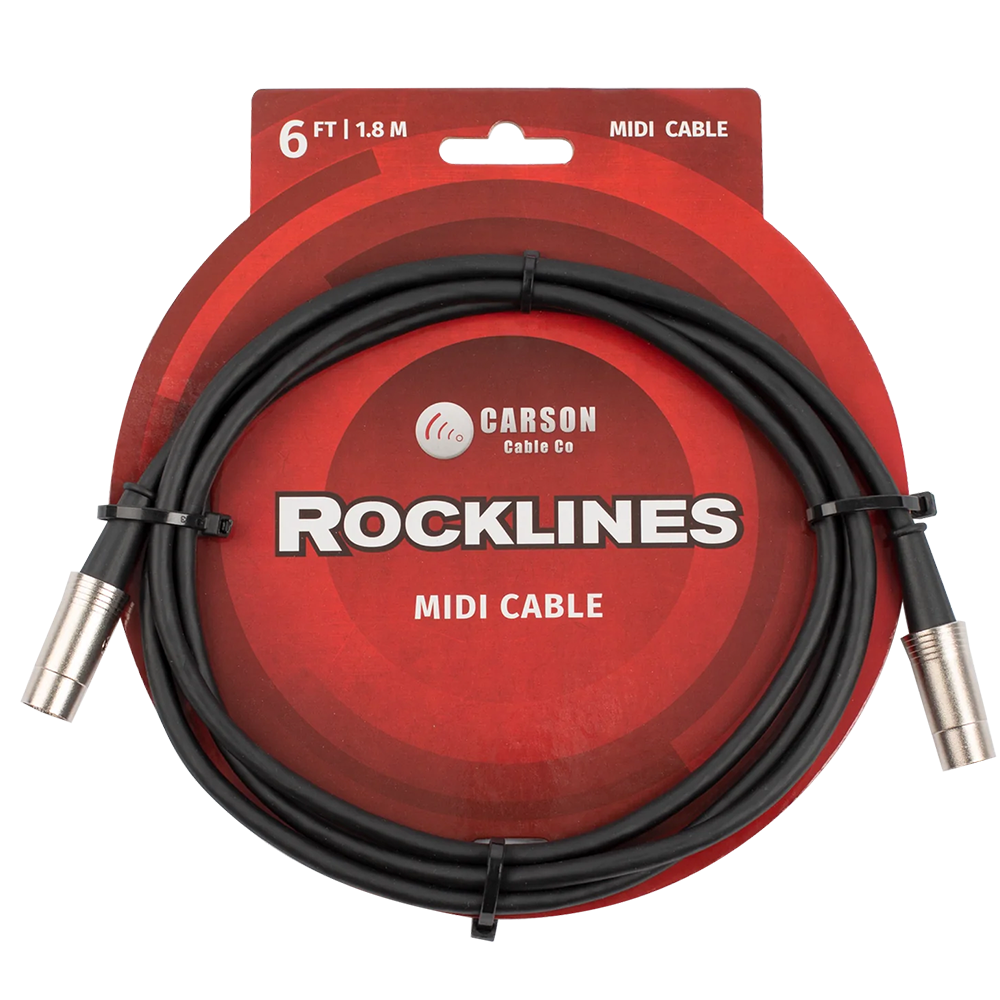 Carson RMD06 6ft Midi Cable