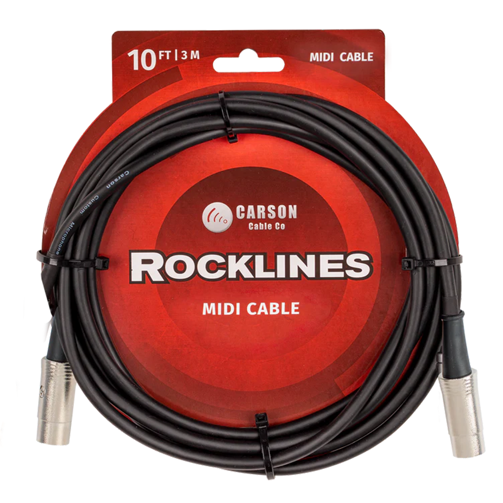 Carson RMD10 10ft Midi Cable