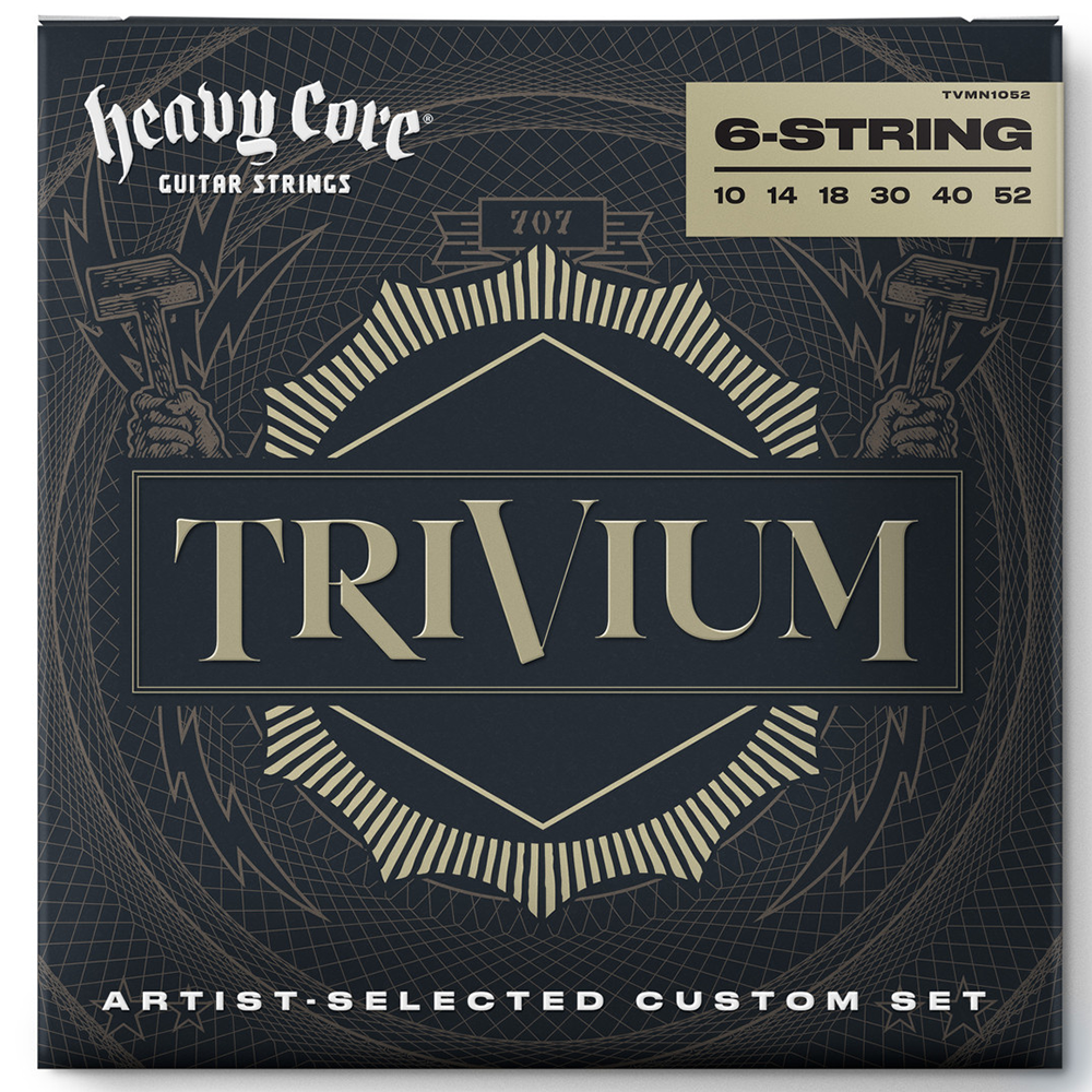 Jim Dunlop Heavy Core Trivium Electric Guitar Strings (10/52)