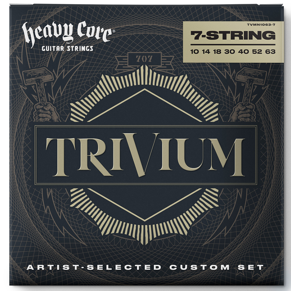 Jim Dunlop Heavy Core Trivium 7-String Electric Guitar Strings (10/63)