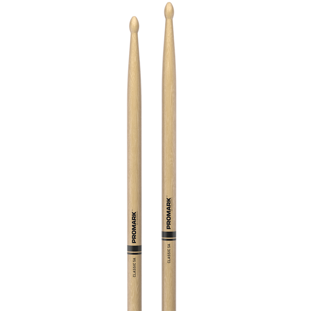 Pro Mark Hickory Classic 5A Drum Sticks (Wood Tip)