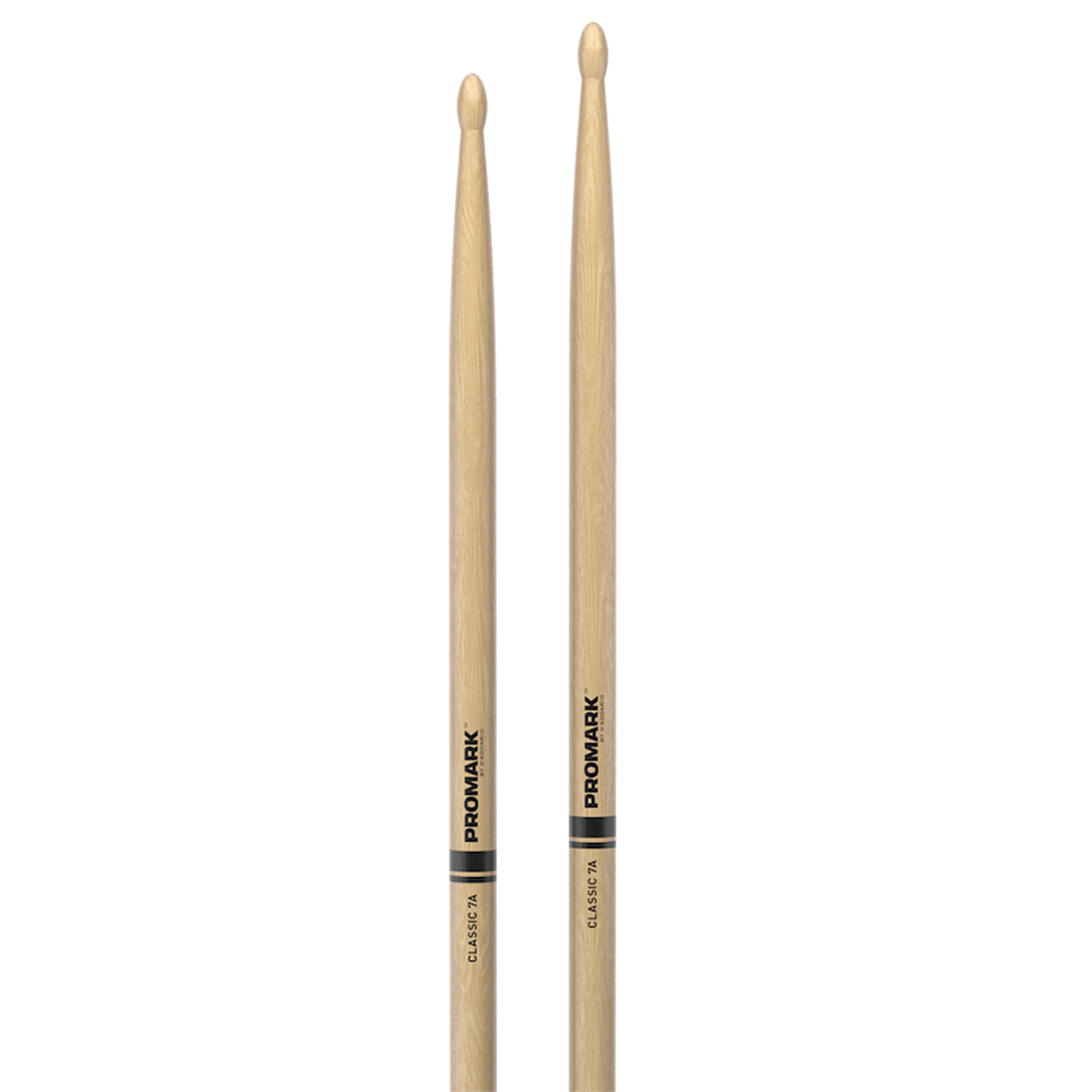 Pro Mark Hickory Classic 7A Drum Sticks (Wood Tip)