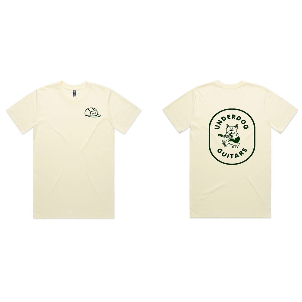 Underdog Guitars T-Shirt (Cream)